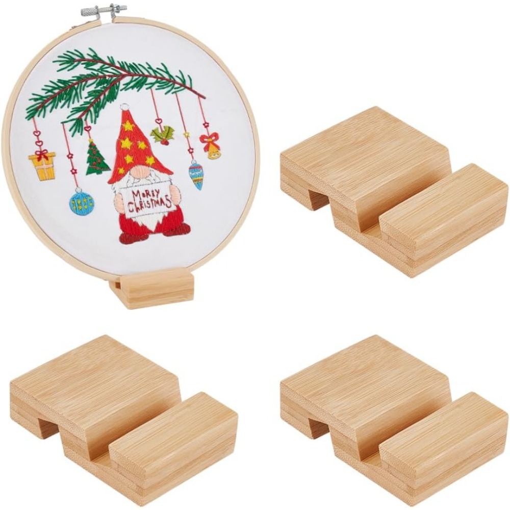 Embroidery Hoop Stand - 4 stuks borduurring houten basis borduurring