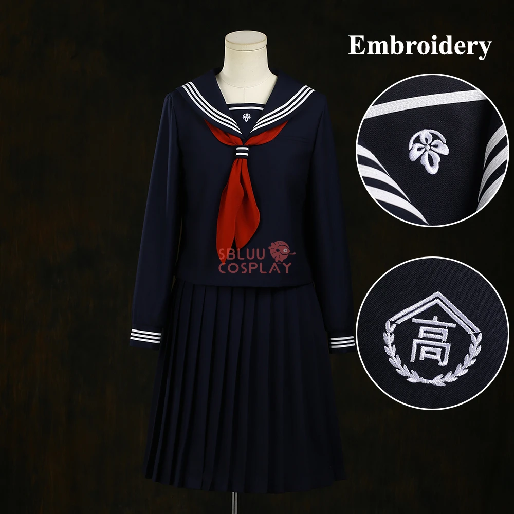 Embroidery Uniform - SBluuCosplay Shimizu Hinako Cosplay Kostuum Borduren