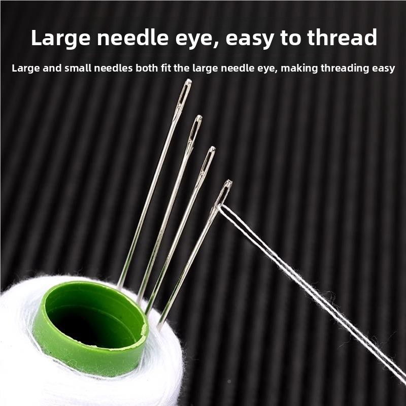Embroidery And Quilting - 304 roestvrijstalen naald met groot oog