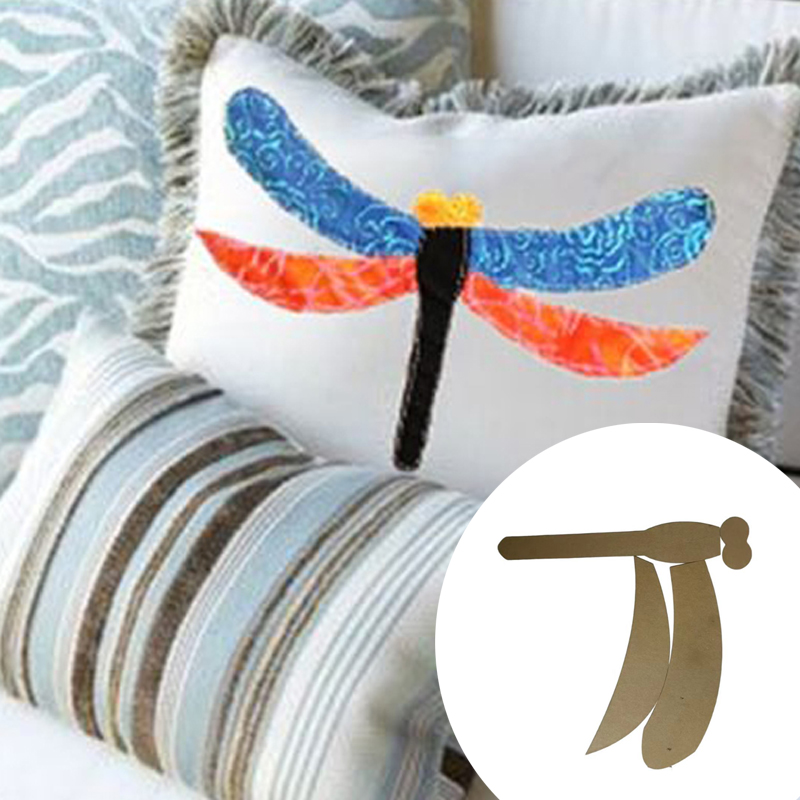 Embroidery And Quilting - Dragonfly quiltsjabloon transparant naaipatroon geschikt voor