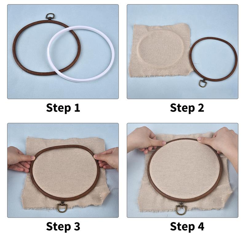 Ronde Ovale Houten Kleur Bordu - Embroidery Hoop Stand recensie en prijs