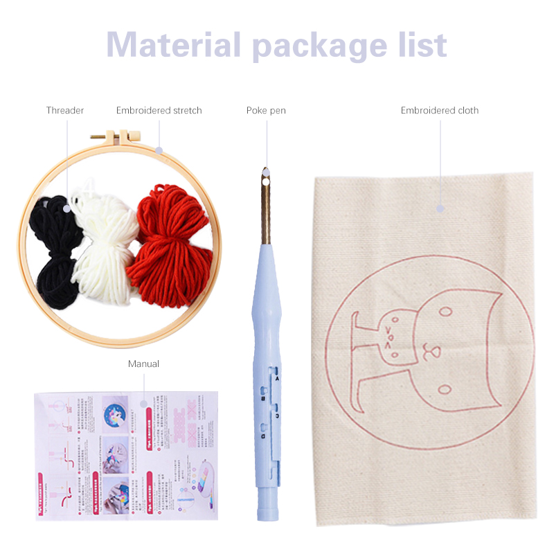 Punch Needle Borduurpakket Sta - Embroidery Xmas Decorations recensie en prijs