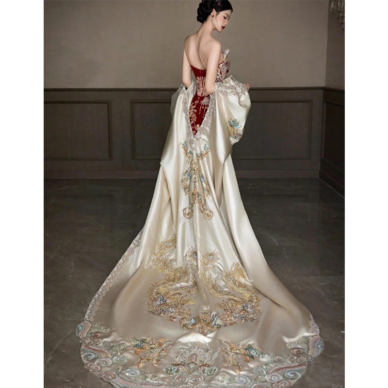 Xiuhe Kleding 2026 Nieuwe Tube - Embroidery In Indonesia recensie en prijs