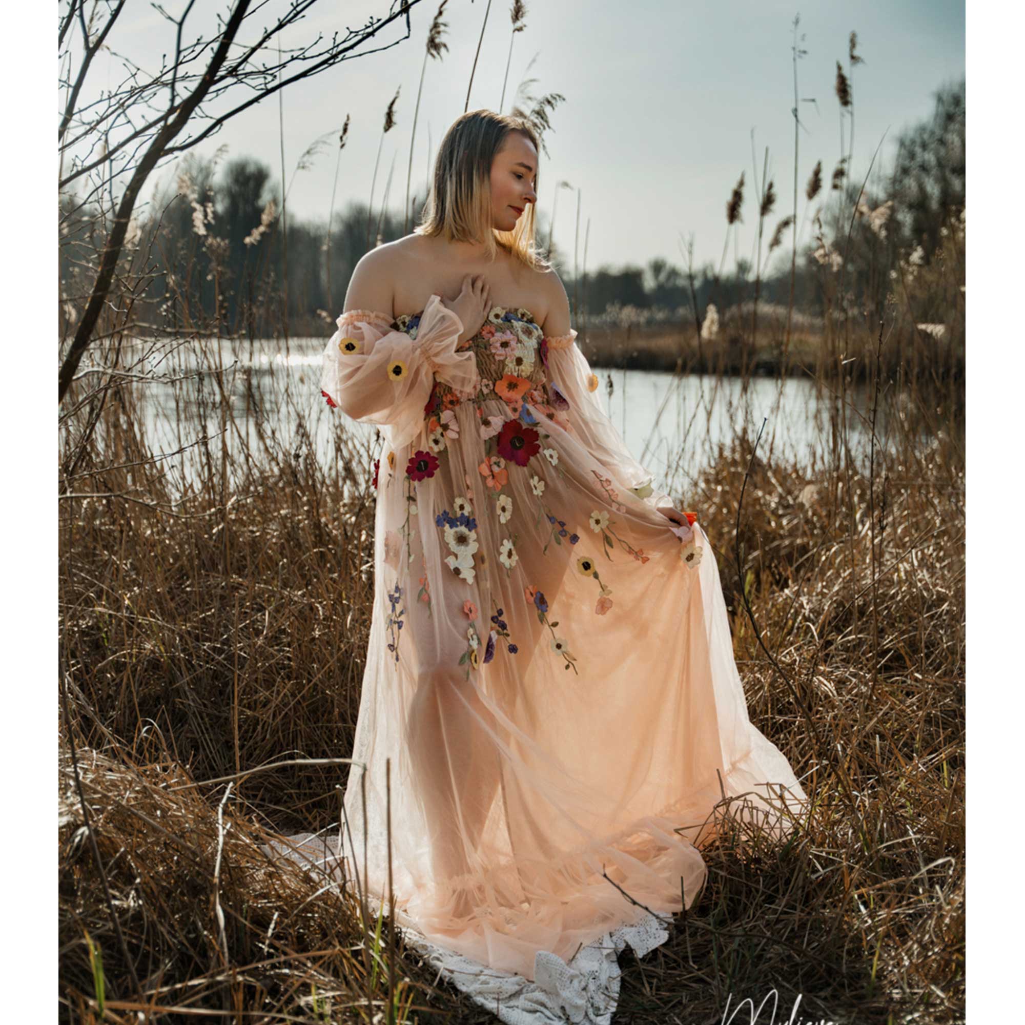 Don&Judy Kleurrijke organza of - Embroidery Daisy recensie en prijs