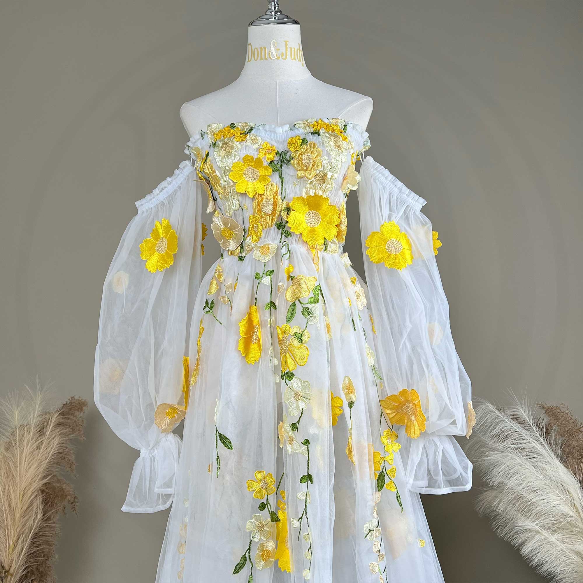 Don&Judy Kleurrijke organza of - Embroidery Daisy recensie en prijs