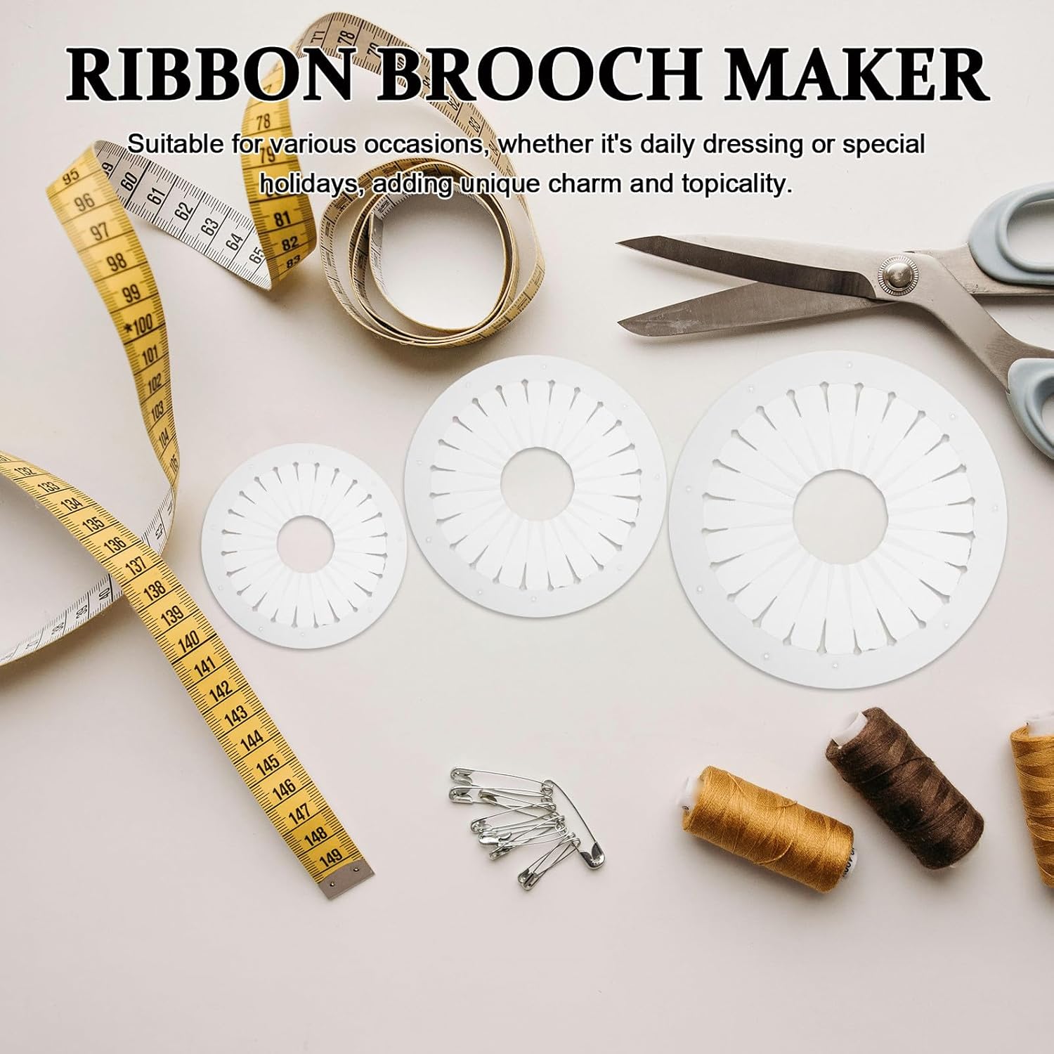 9cm 12cm 15cm Rozetmaker DIY T - Embroidery Daisy recensie en prijs