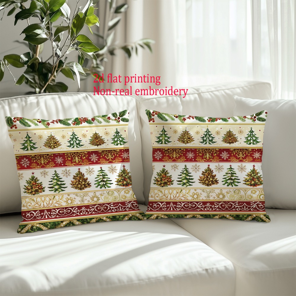 2 stuks, 2D platte vrolijke ke - Embroidery Xmas Decorations recensie en prijs