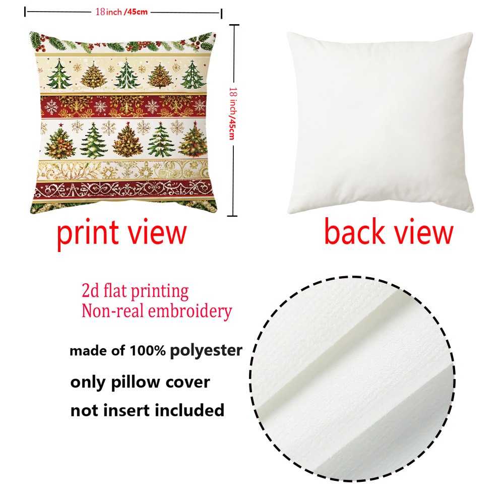 2 stuks, 2D platte vrolijke ke - Embroidery Xmas Decorations recensie en prijs