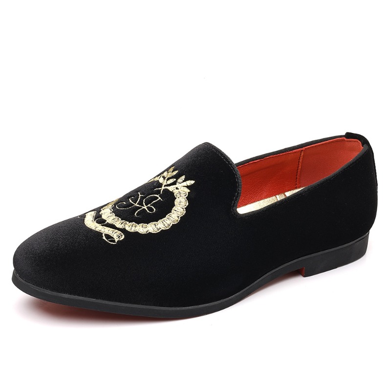 Luxe Designer Loafers Suède Bo - Embroidery Design recensie en prijs