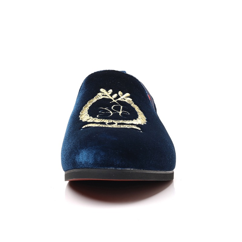 Luxe Designer Loafers Suède Bo - Embroidery Design recensie en prijs