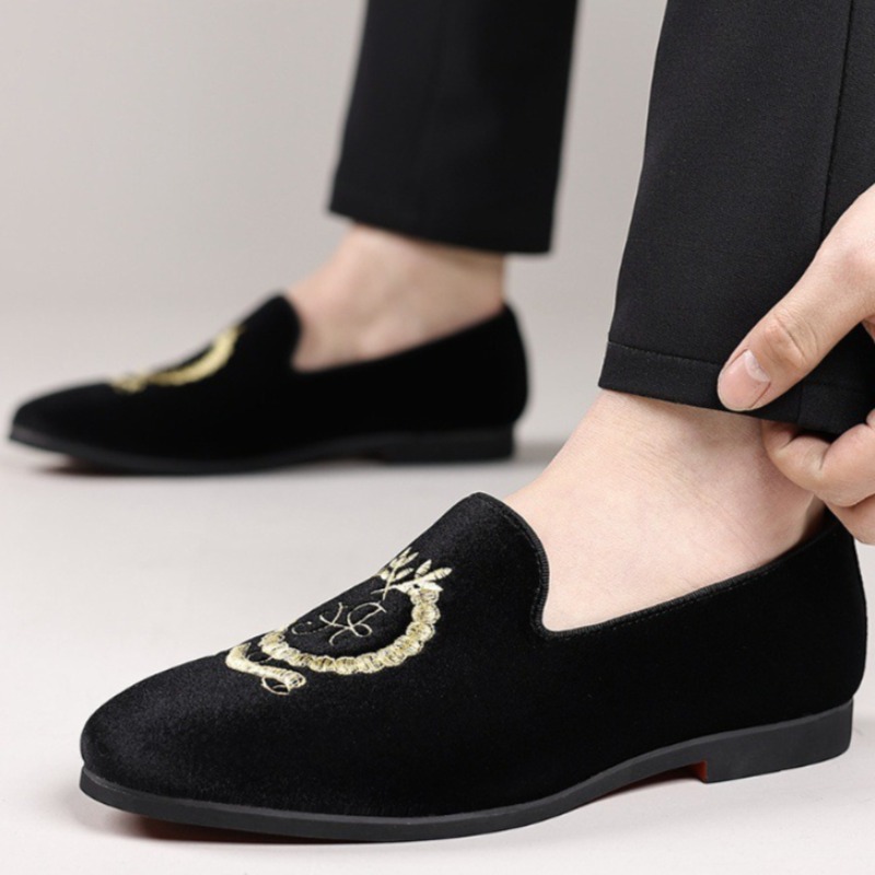 Luxe Designer Loafers Suède Bo - Embroidery Design recensie en prijs