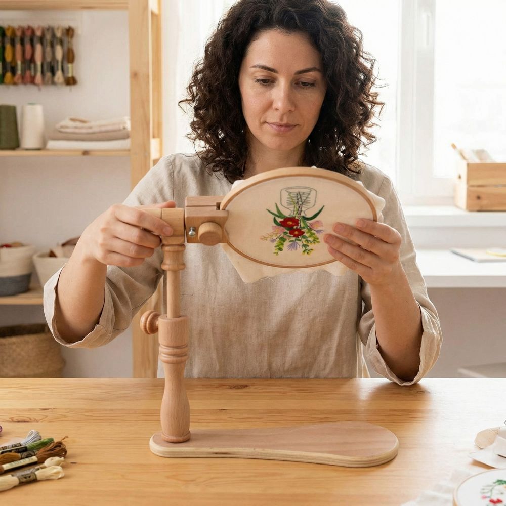 Professionele draagbare borduu - Embroidery Hoop Stand recensie en prijs