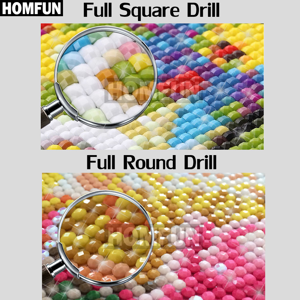 Homfun Diamant Schilderij Krui - Embroidery Daisy recensie en prijs