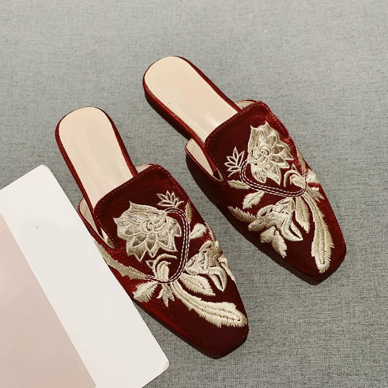 2026 Nieuwe Dames Schoen Retro - Embroidery Design recensie en prijs