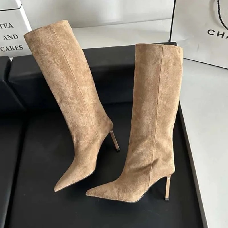Luxe Vrouwen Lange Laarzen Mod - Embroidery Design recensie en prijs