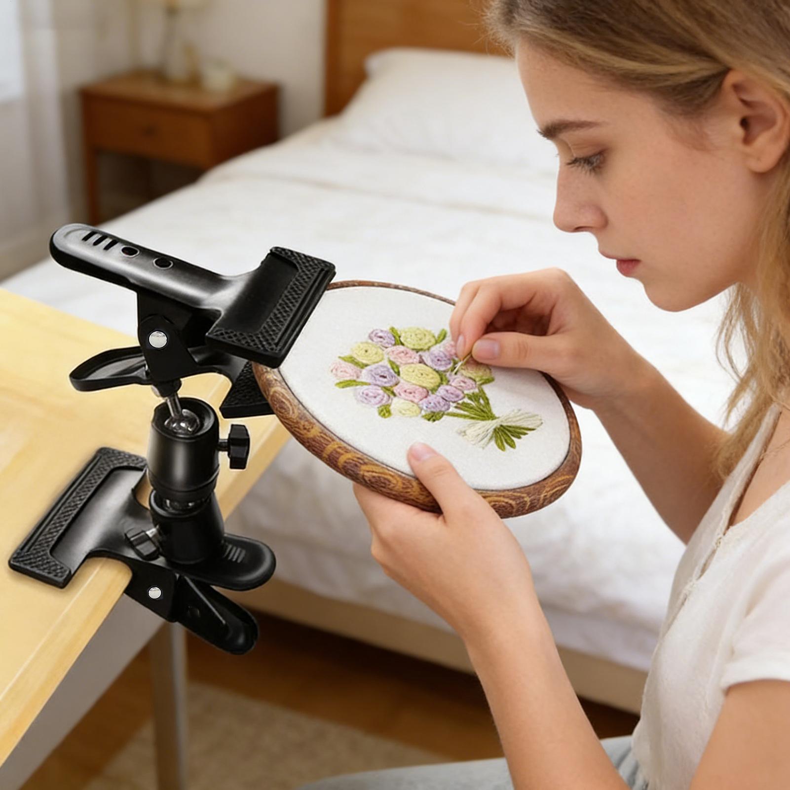 Borduurhouder Heavy Duty verst - Embroidery Hoop Stand recensie en prijs