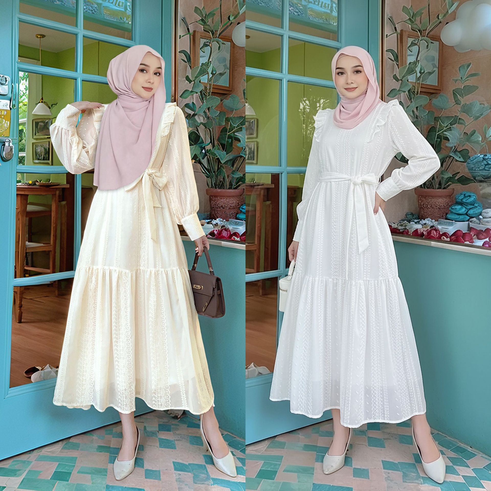Moslim Dubai Maleisië Indonesi - Embroidery In Indonesia recensie en prijs