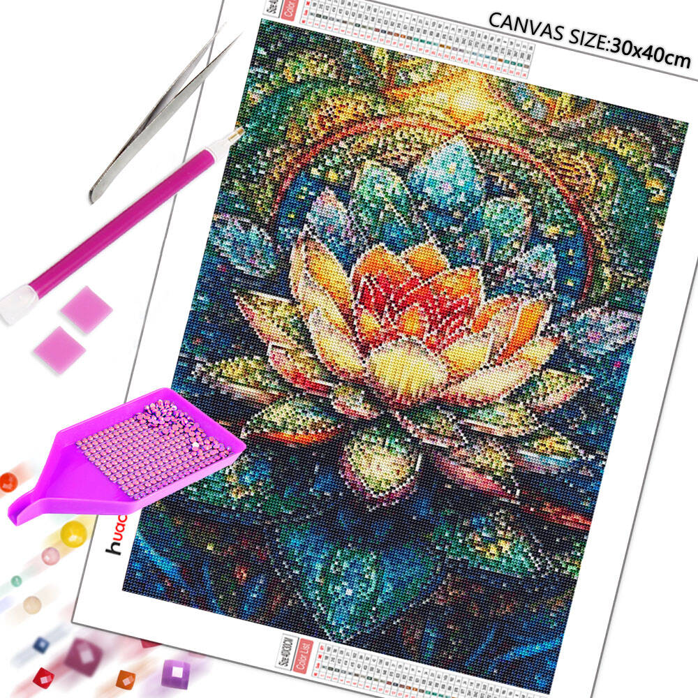 Huacan volledige vierkante ron - Embroidery Daisy recensie en prijs