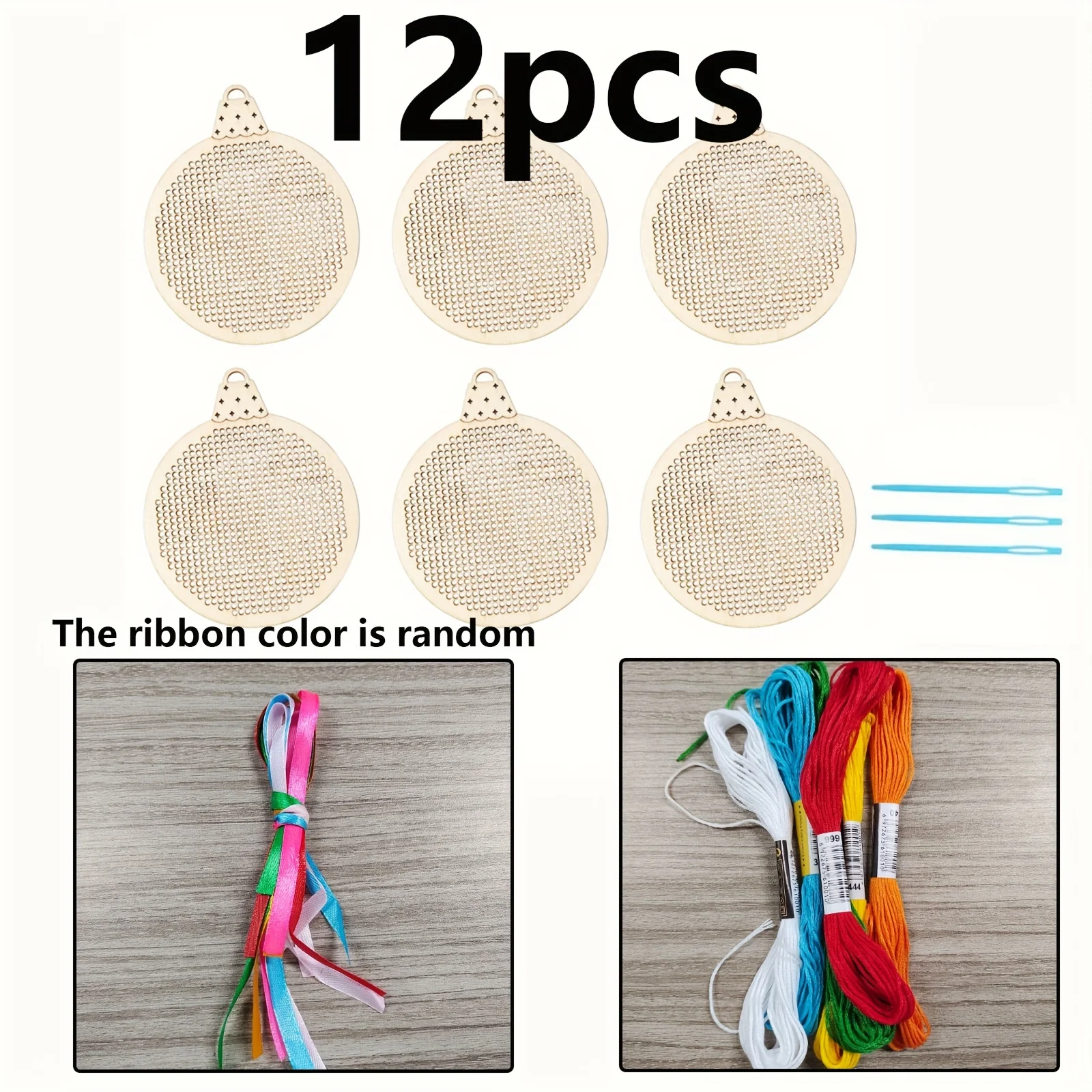12 stuks Kerst Cross Stitch Ho - Embroidery Xmas Decorations recensie en prijs