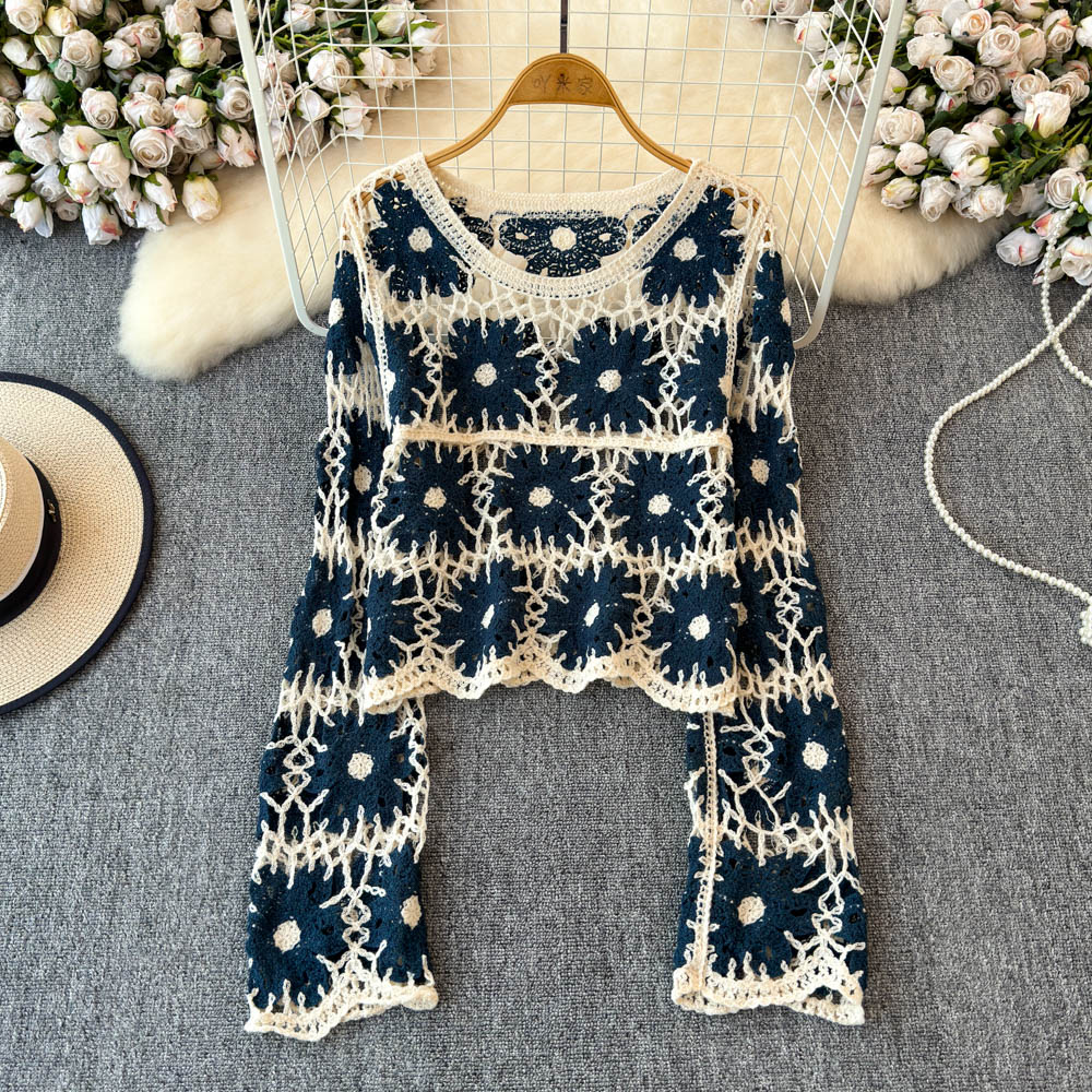 Bloemenkroes top voor dames, l - Embroidery Daisy recensie en prijs