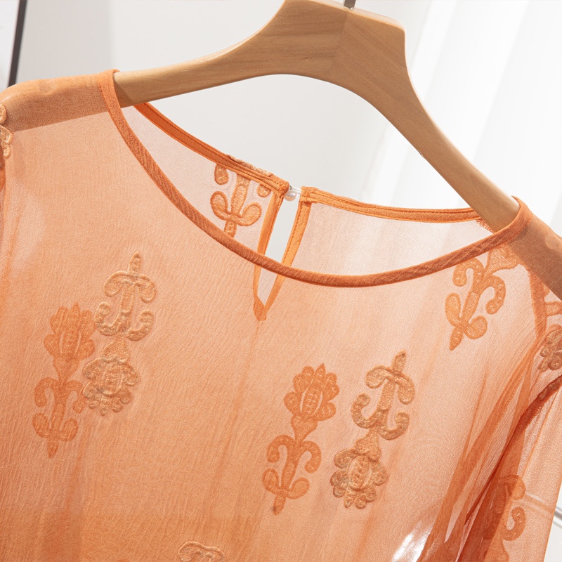 100% Moerbei Zijde Vrouwen Lan - Embroidery Uniform recensie en prijs