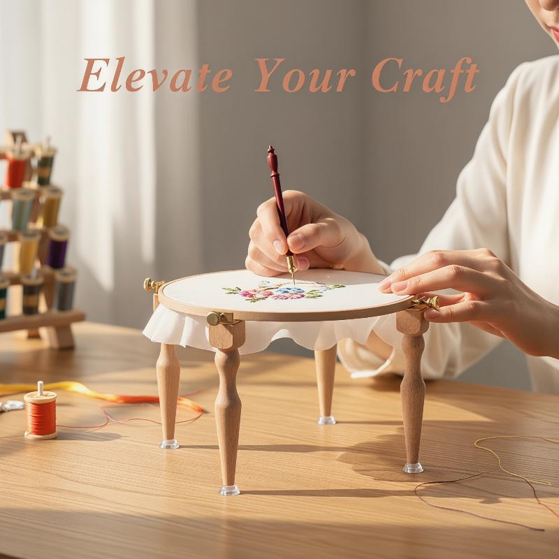 Efficiënte borduurringstandaar - Embroidery Hoop Stand recensie en prijs