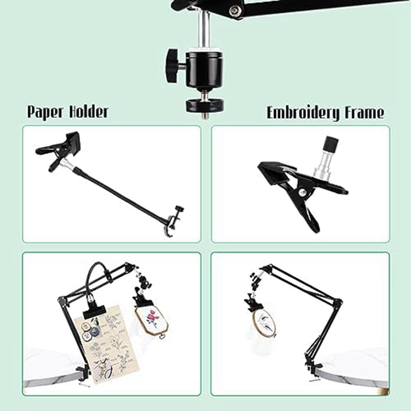 Borduurringstandaard: 360 grad - Embroidery Hoop Stand recensie en prijs