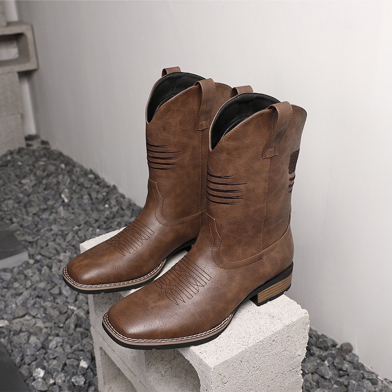 Heren Western Cowboylaarzen me - Embroidery On Leather recensie en prijs