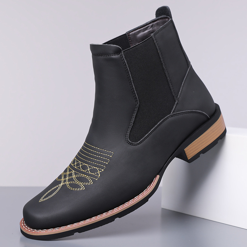 Chelsea Boots voor Heren, Hoge - Embroidery On Leather recensie en prijs