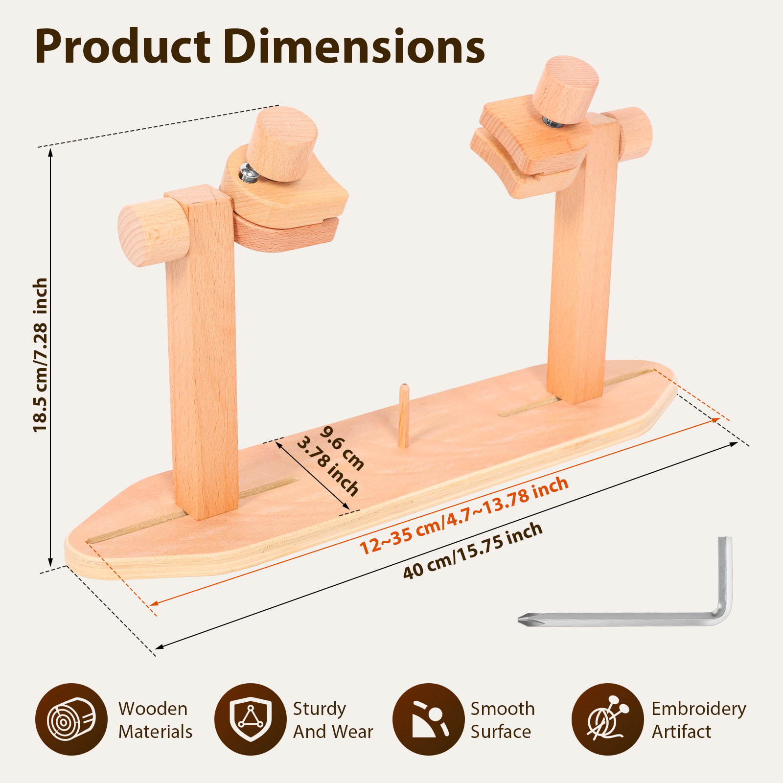 Houten borduurringstandaard, v - Embroidery Hoop Stand recensie en prijs