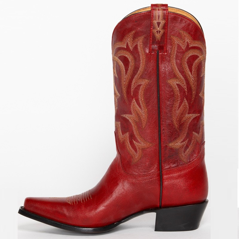 Nieuwe geborduurde dameslaarze - Embroidery On Leather recensie en prijs