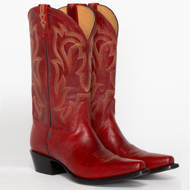Nieuwe geborduurde dameslaarze - Embroidery On Leather recensie en prijs